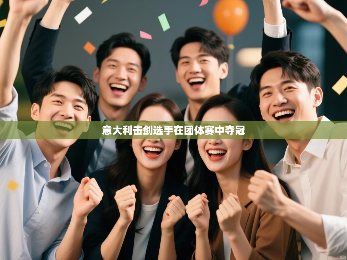 意大利击剑选手在团体赛中夺冠  第2张